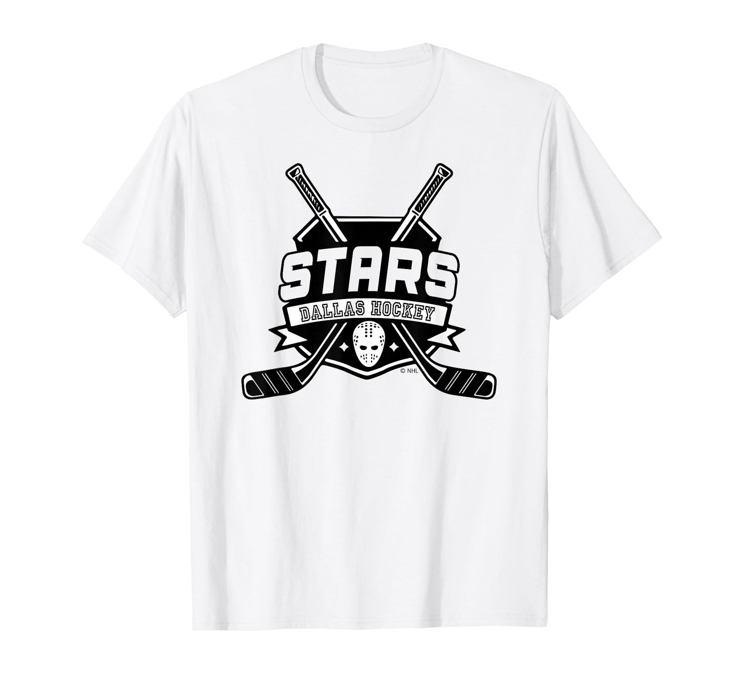 Dallas Stars Hockey Sticks Green Officially Licensed T-Shirt