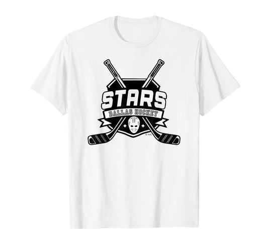 Dallas Stars Hockey Sticks Green Officially Licensed T-Shirt