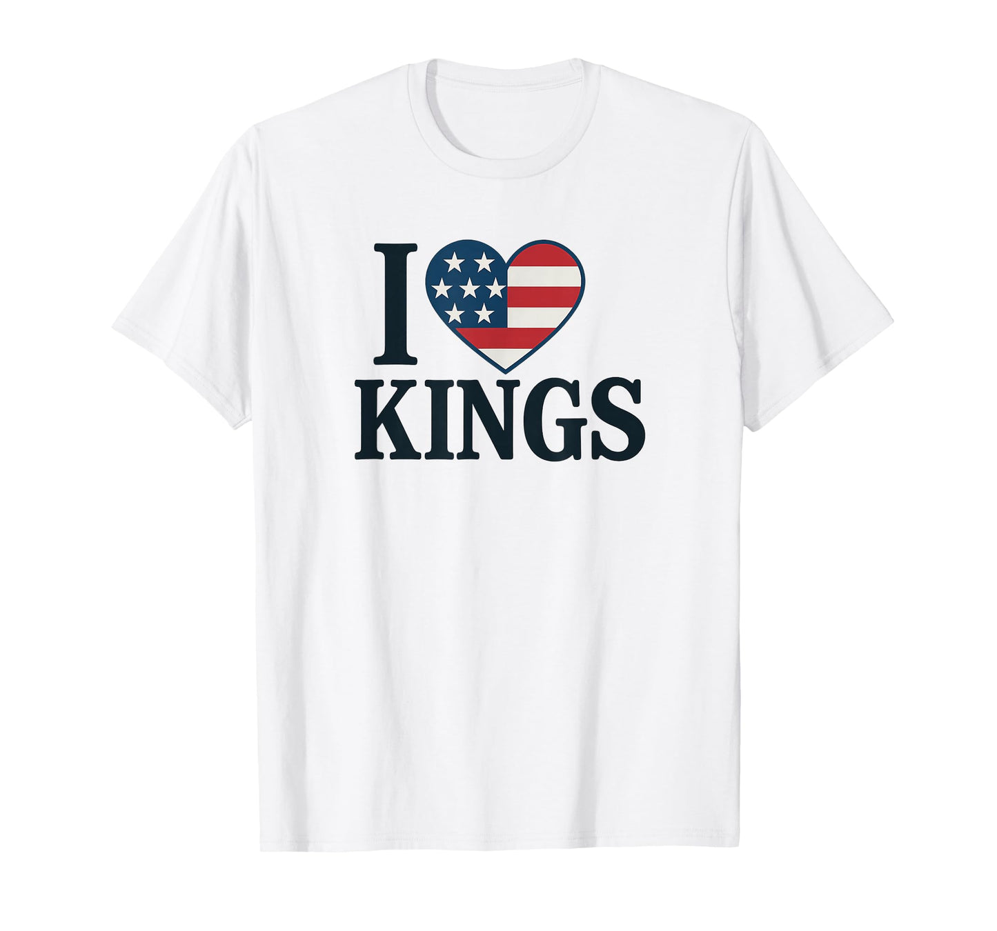 I Love Kings Funny Anti No Kings Protest T-Shirt