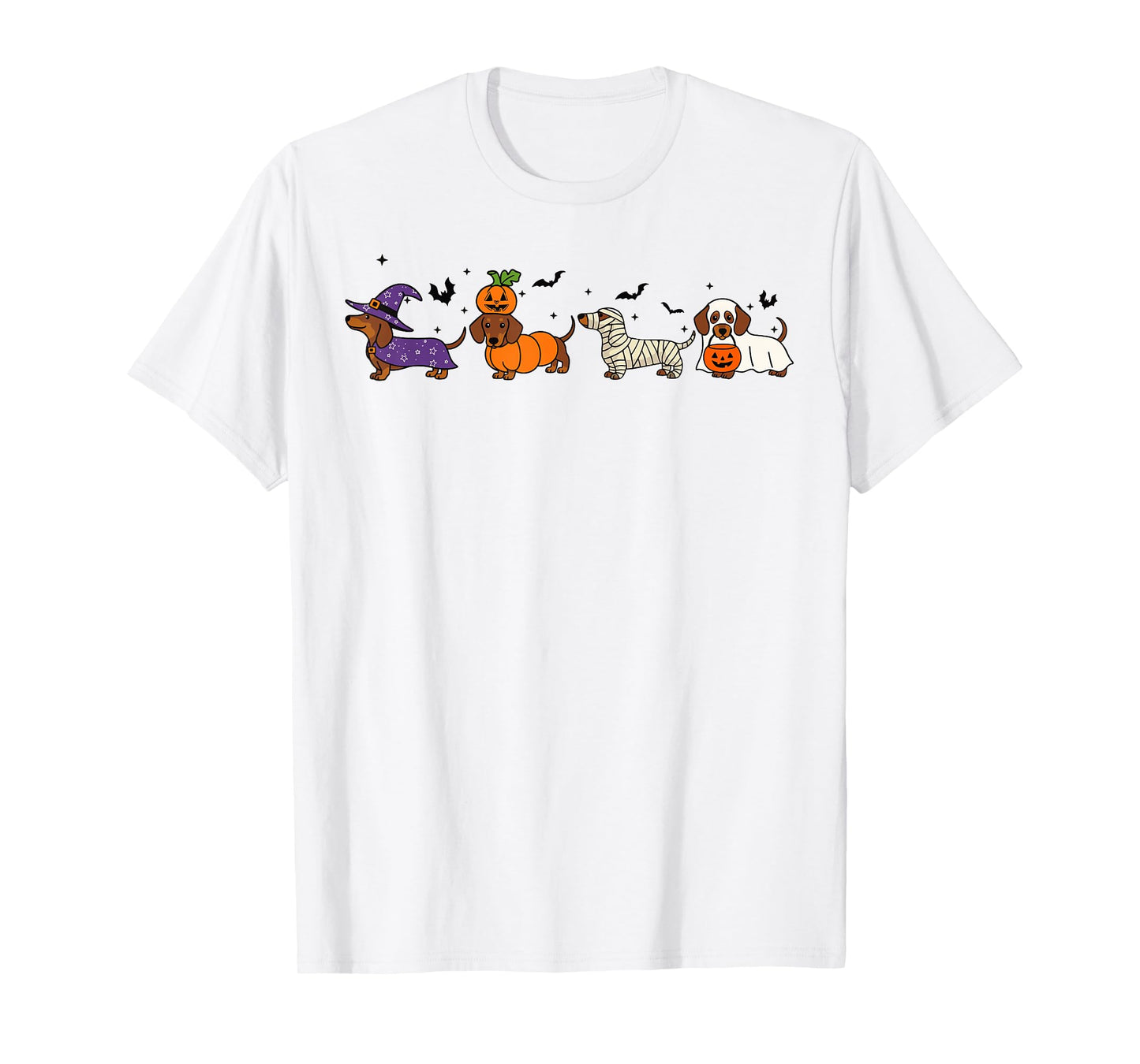 Dachshund Halloween Funny Ghost Dog Mom Wiener Halloweenie T-Shirt