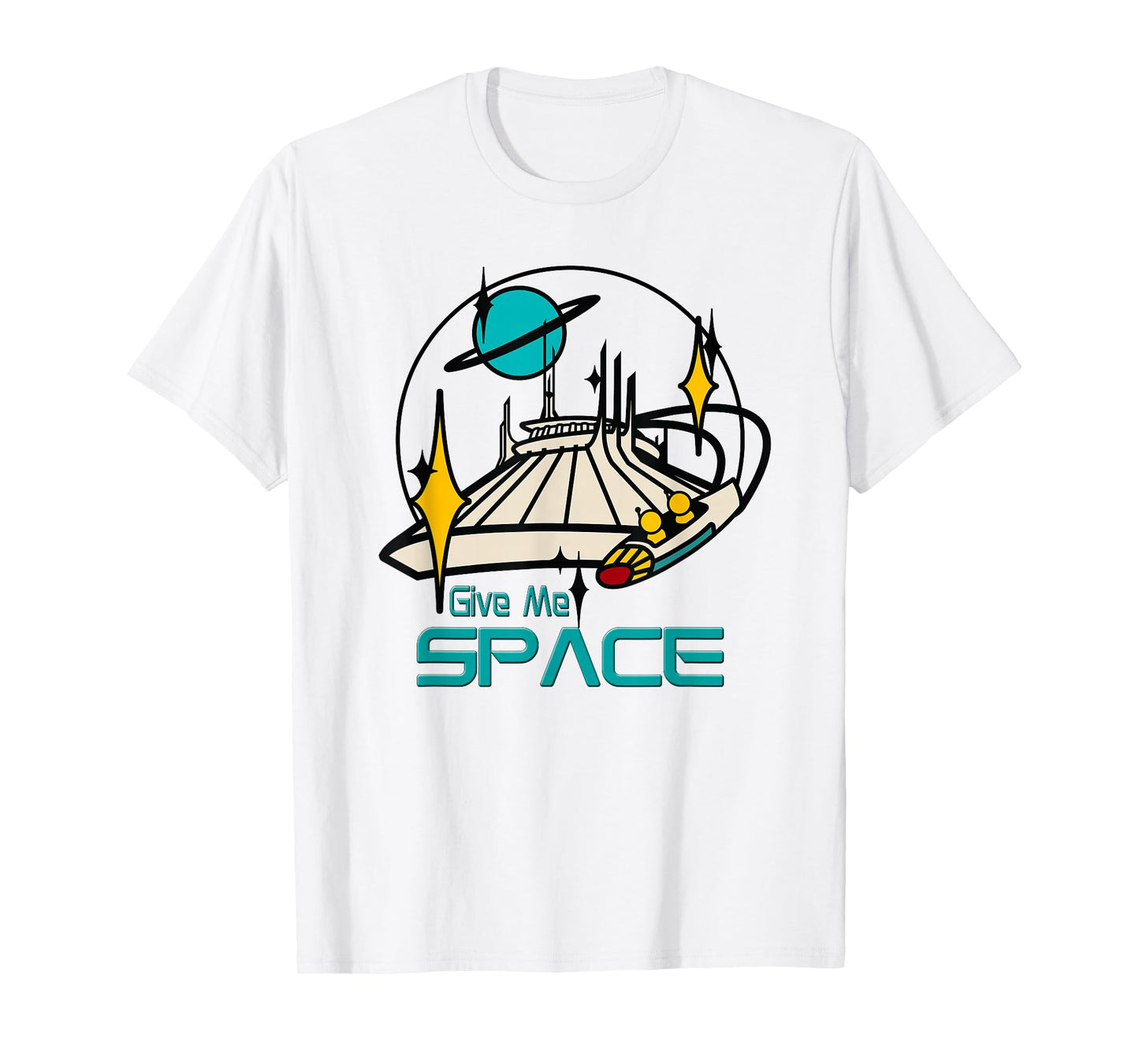 Give Me Space, Mountain Ride, Theme Park, Tomorrow, Retro T-Shirt