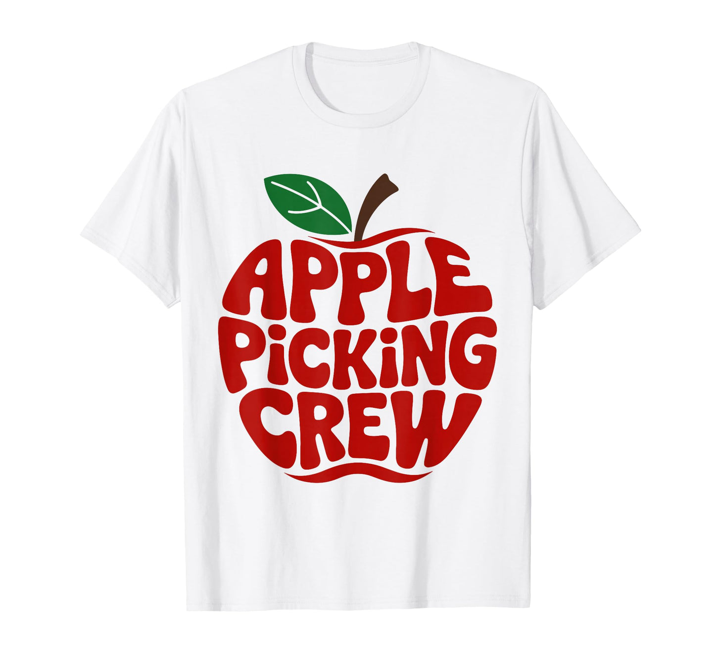 Apple Picking Crew Fall Apple Orchard Women Harvest Season T-Shirt