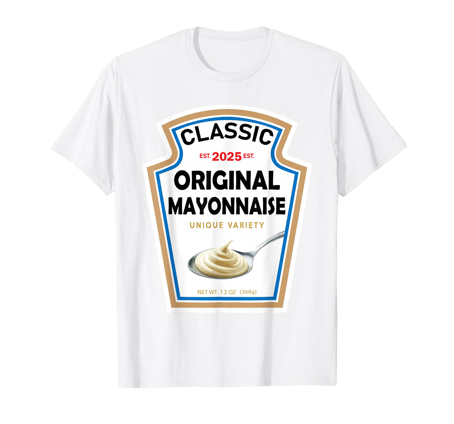 White Mayonnaise Halloween Costume Couples T-Shirt