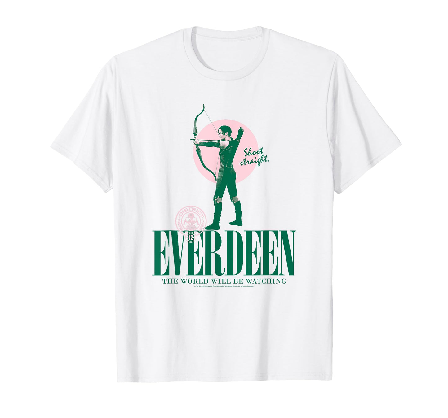 The Hunger Games Shoot Straight Katniss Everdeen Movie T-Shirt