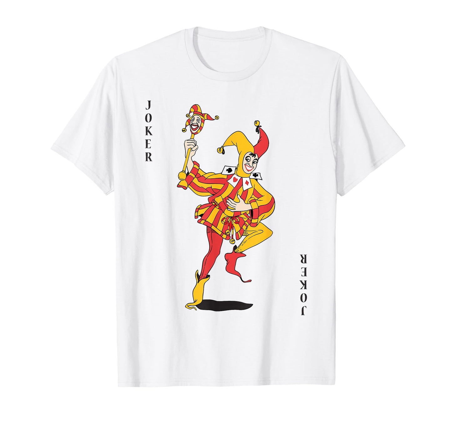 Joker | Royal Flush Group Costume Playing Card T-Shirt