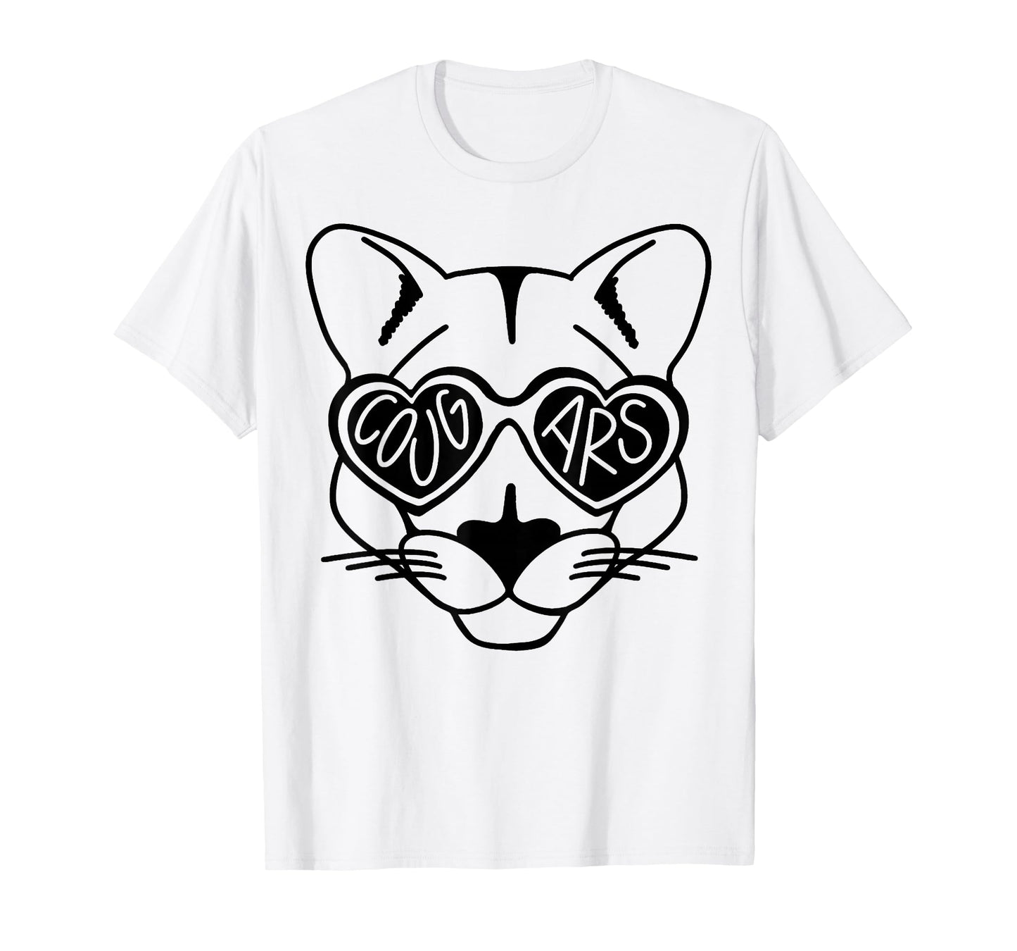 Cougars School Sports Fan Team Spirit T-Shirt