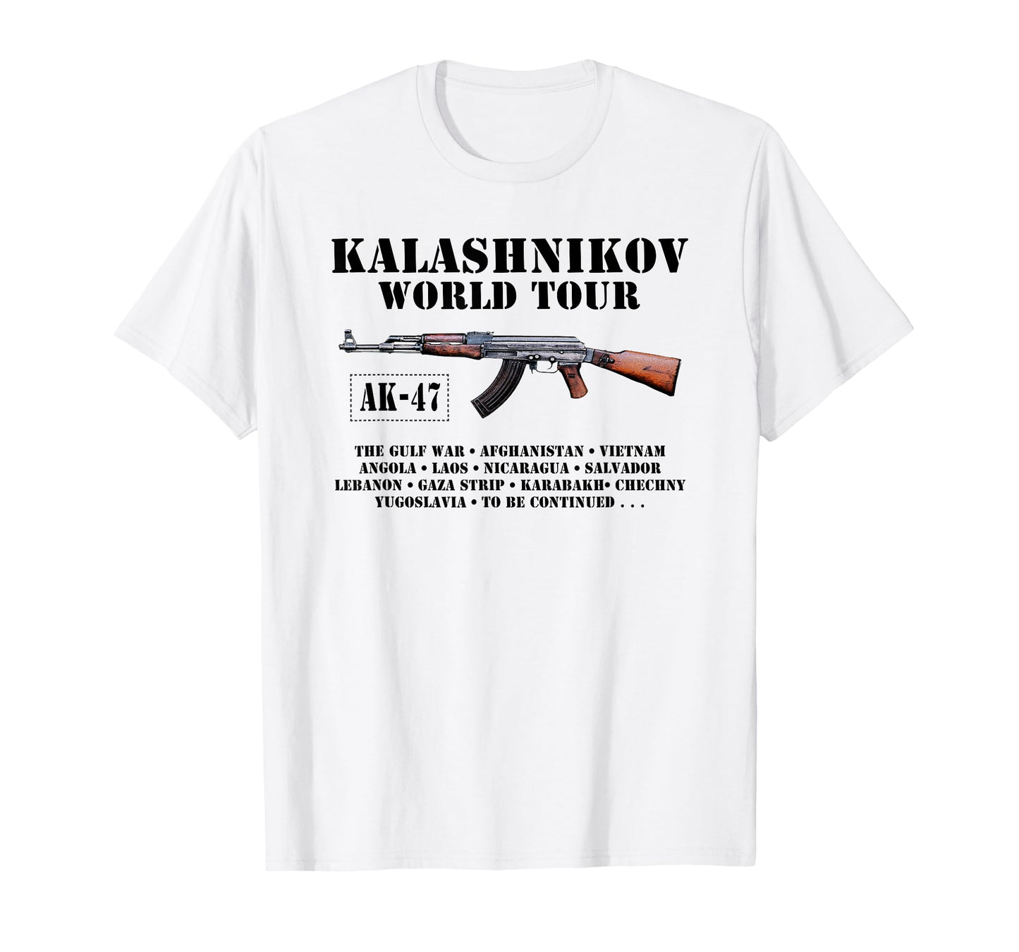 AK-47 Kalashnikov World Tour T Shirt