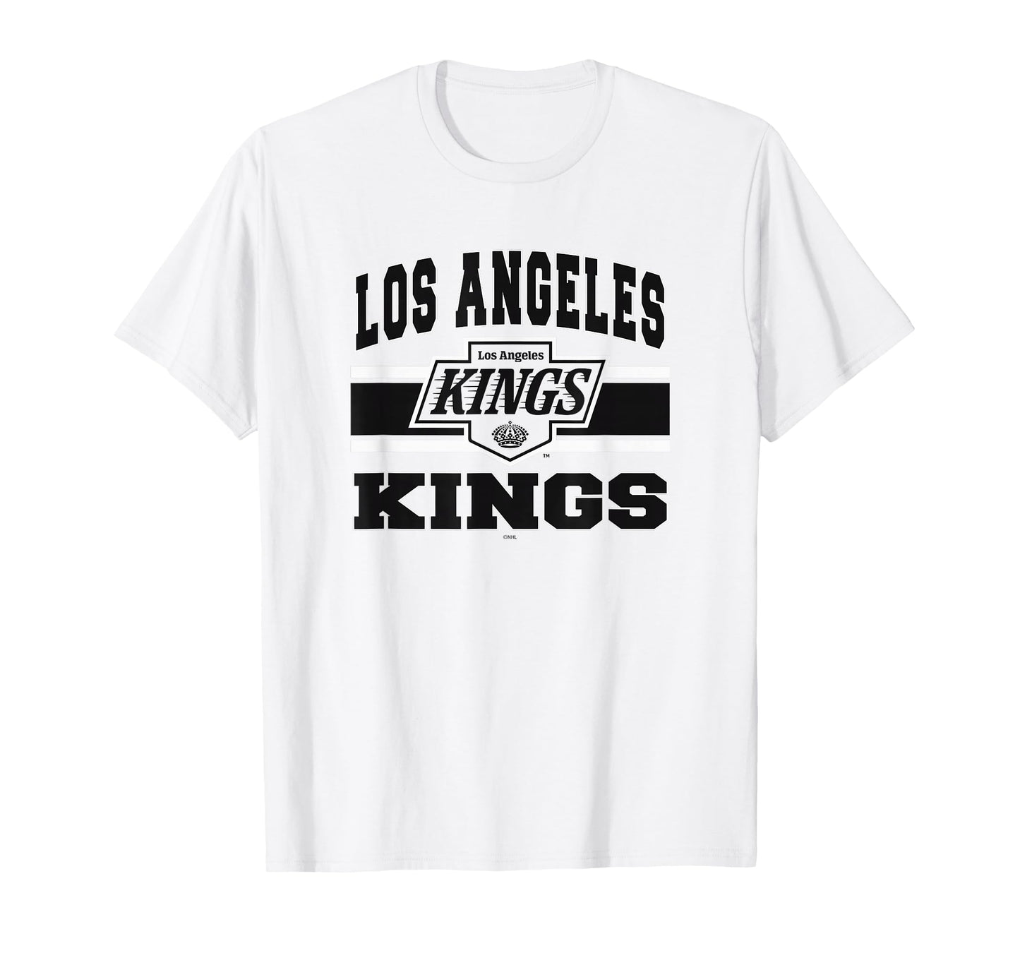 Los Angeles Kings Stripe Gray Officially Licensed T-Shirt