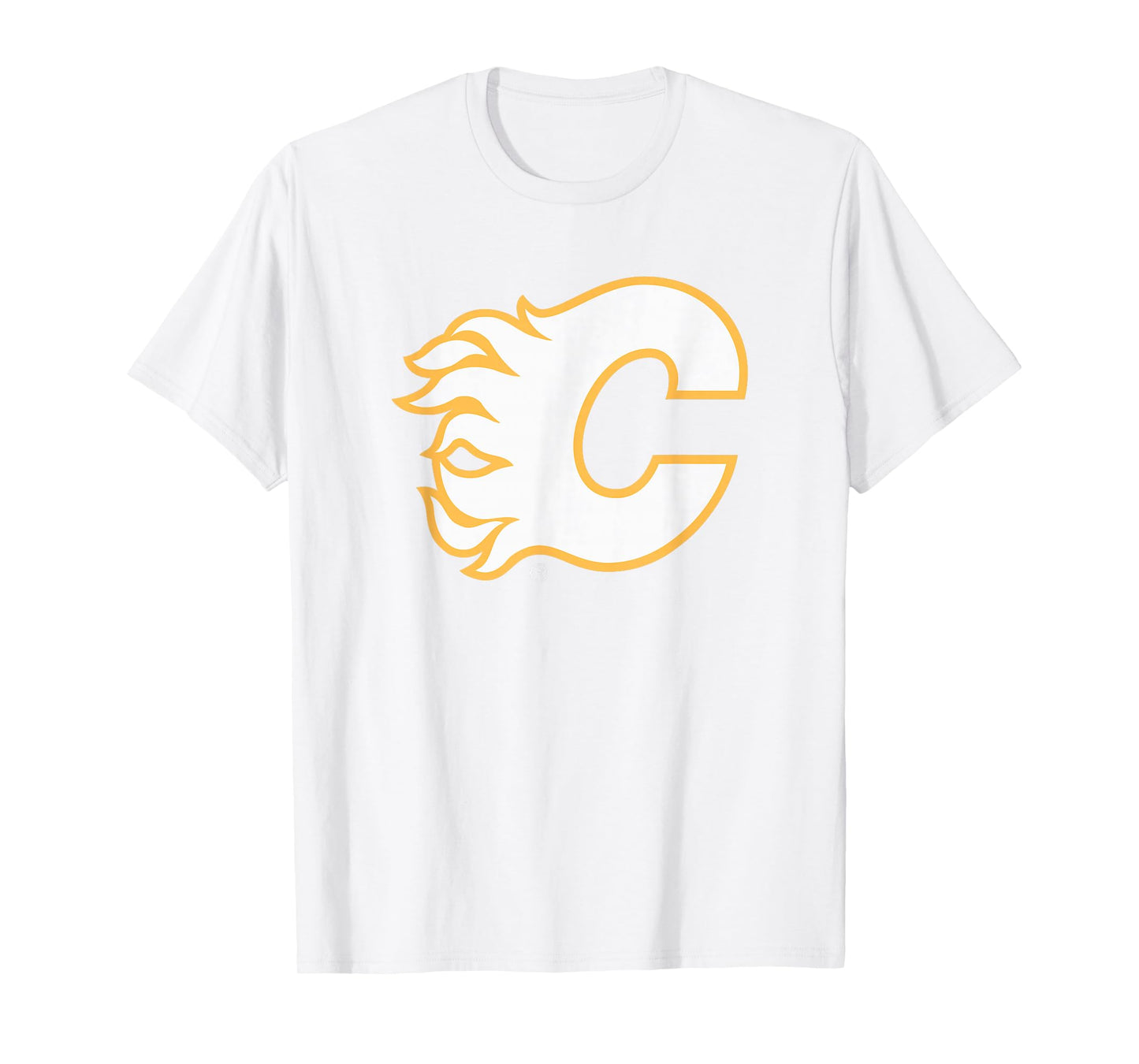Calgary Flames Icon Red Officially Licensed T-Shirt
