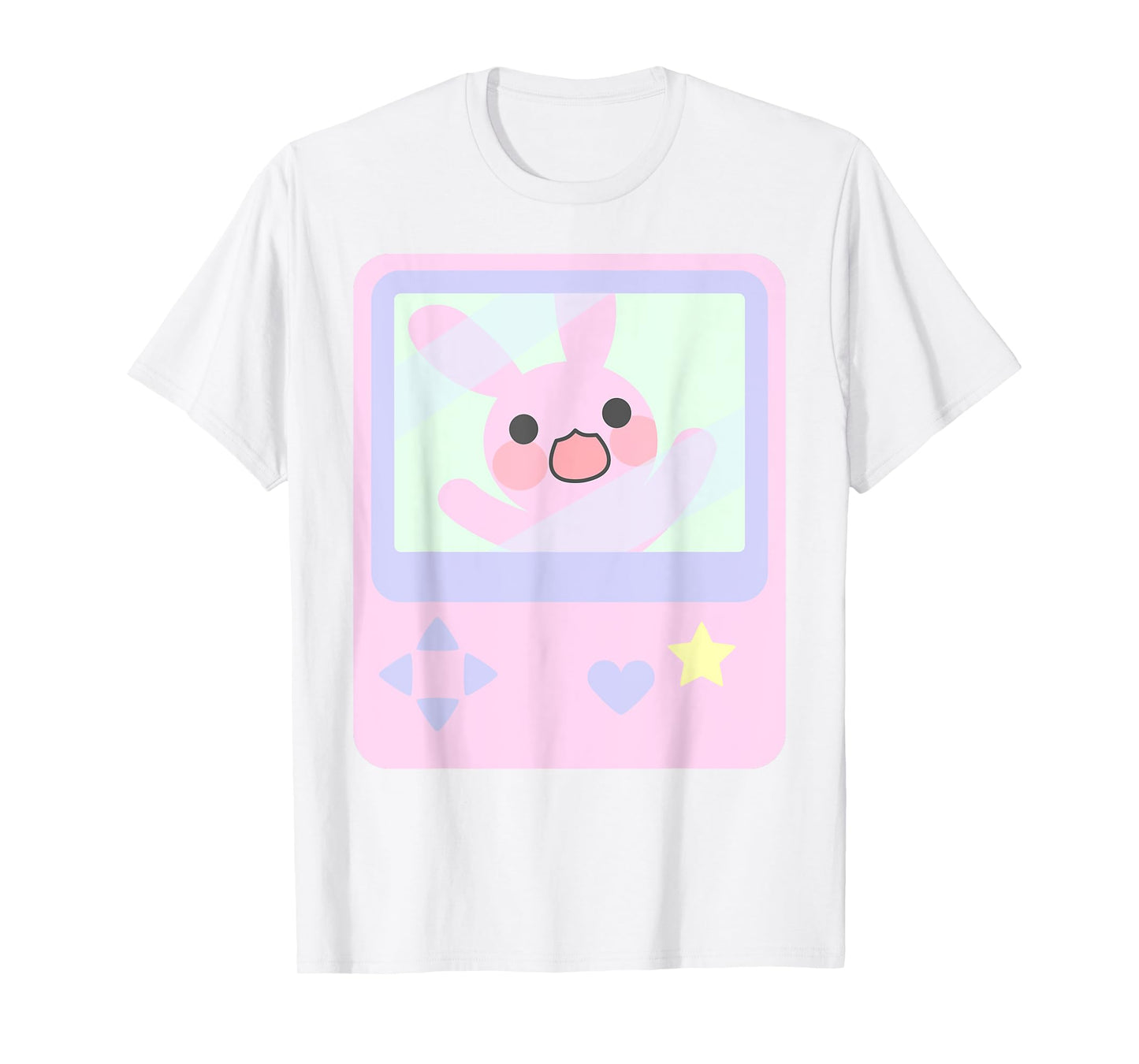 Kawaii Gamer Bunny Rabbit Pastel Shirt T-Shirt