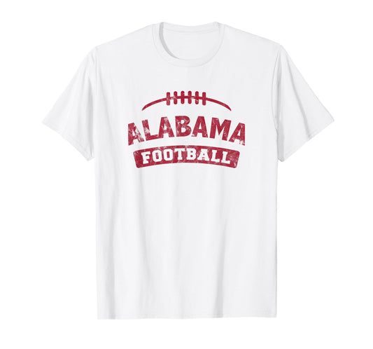 Alabama Football Distressed Vintage TShirt T-Shirt