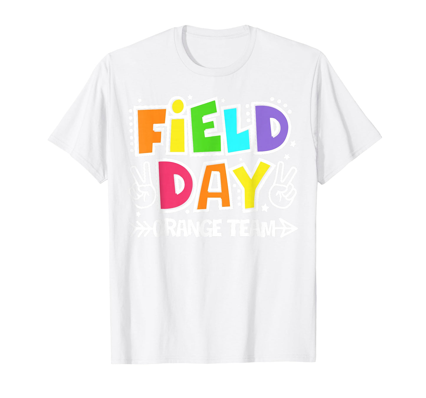 Field Day Orange Team Funny For Teacher Kids Field Day Games T-Shirt