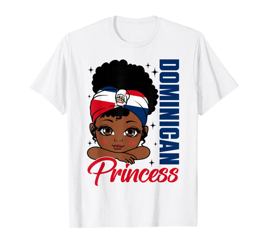 Dominican Republic Dominican Princess Girl Hispanic Heritage T-Shirt