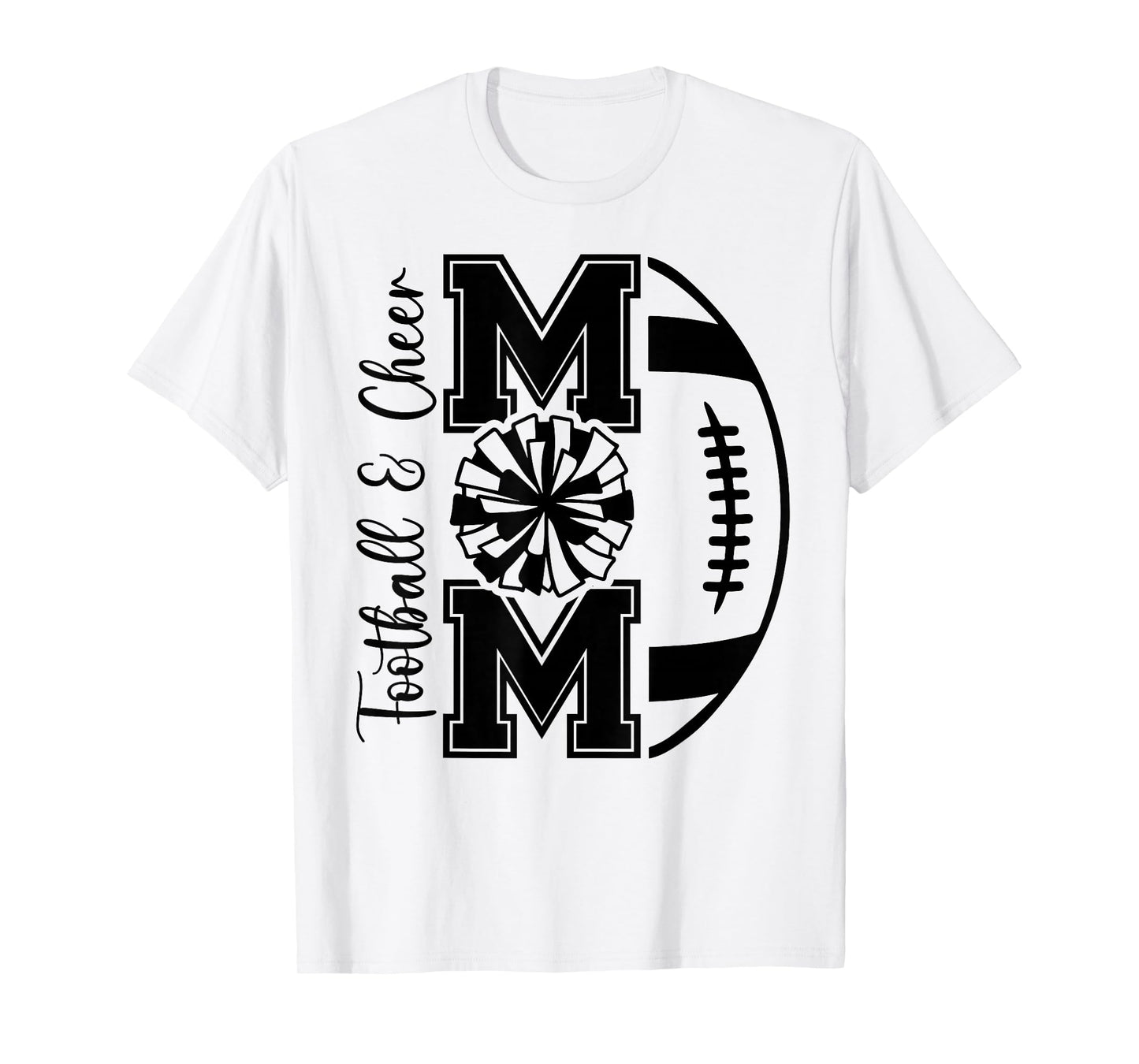Football Cheer Mom for Women Vintage Cheerleader Game Day T-Shirt