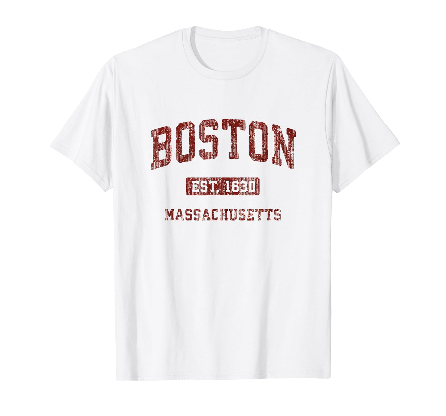 Boston Massachusetts MA Vintage Athletic Sports Design T-Shirt