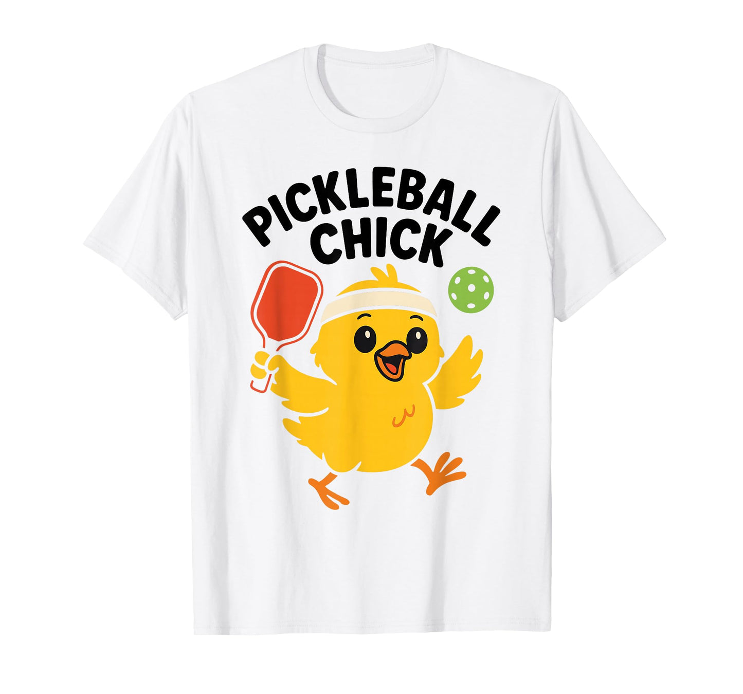 Pickleball Chick Cute Funny Paddle Lover Sports Women Girls T-Shirt