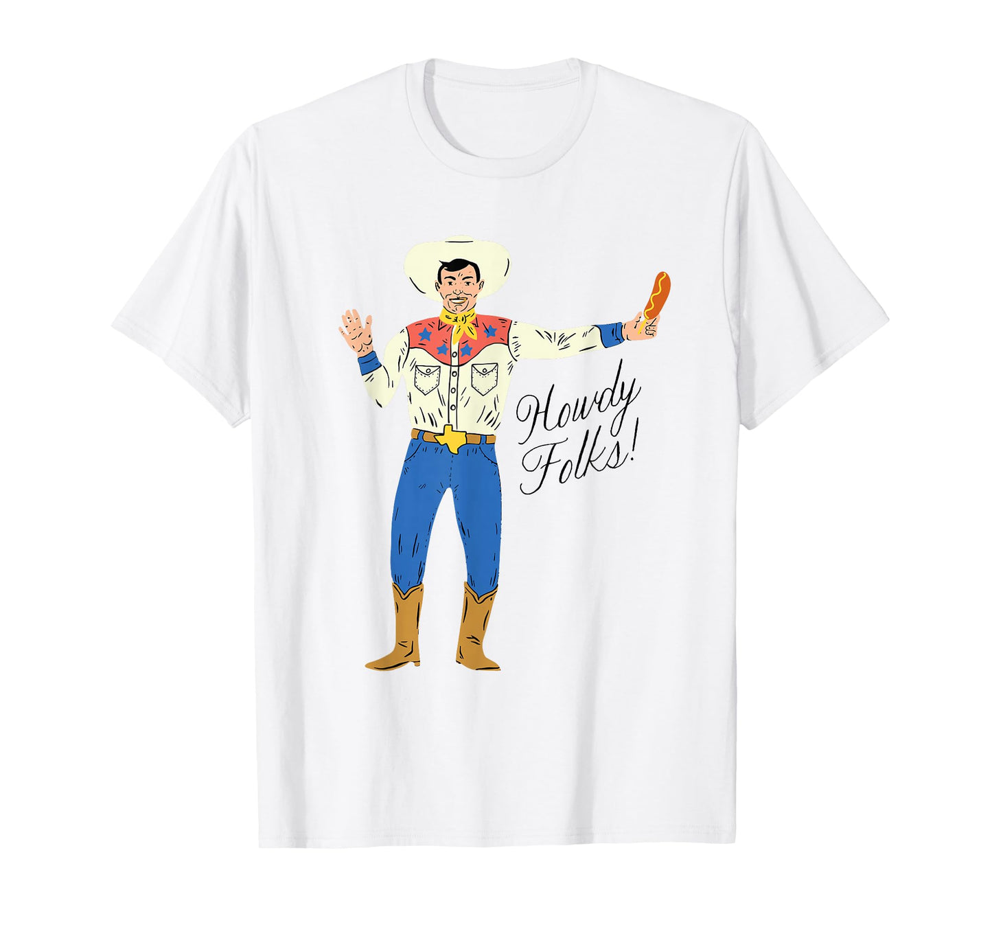 Howdy Folks Big Tex, State Fair of Texas Outfit T-Shirt