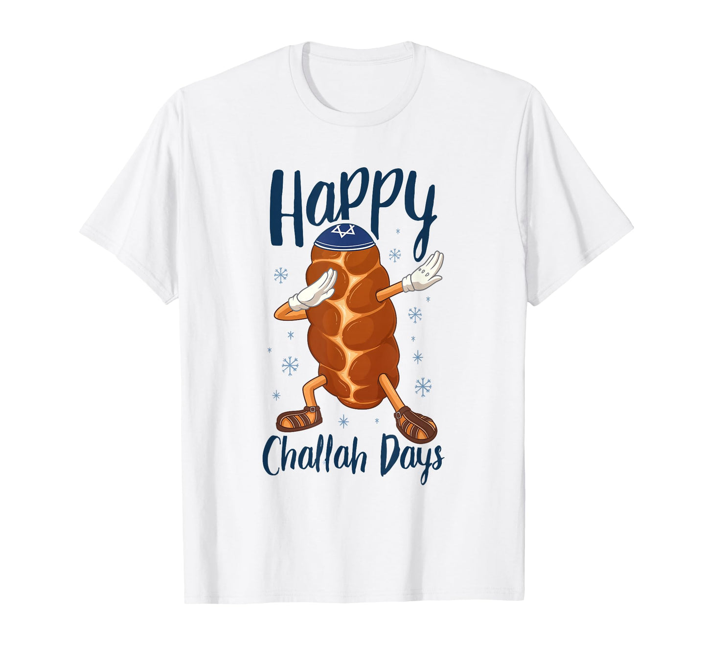 Hanukkah Dabbing Challah Bread Funny Happy Challah Days T-Shirt