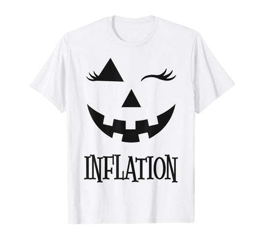 Due to Inflation This is My Halloween Costume Couples Tee T-Shirt
