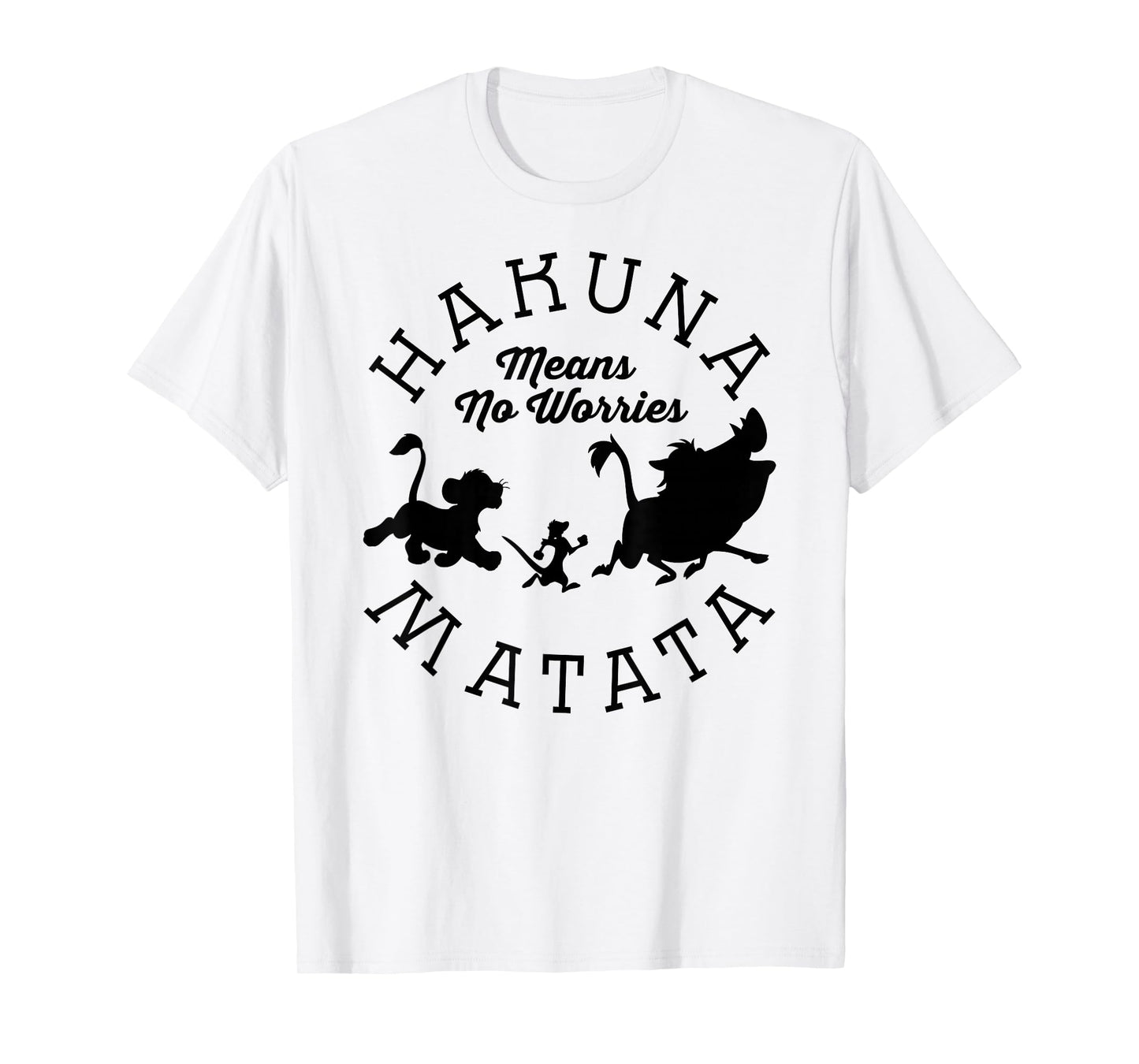 Disney The Lion King Hakuna Matata Means No Worries Shadows T-Shirt