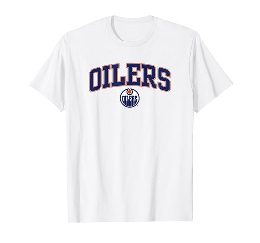 Edmonton Oilers Arch Over Gray Officially Licensed T-Shirt