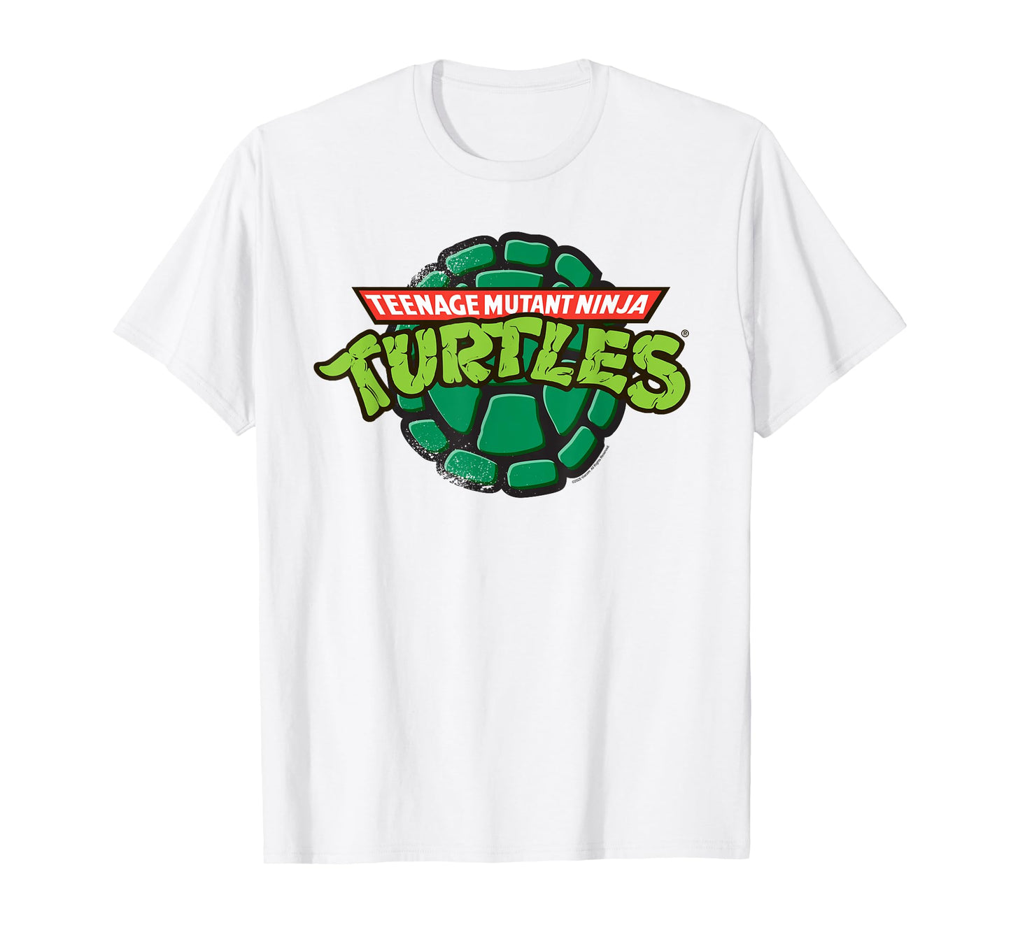 Teenage Mutant Ninja Turtles Retro Turtle Shell Logo Cartoon T-Shirt