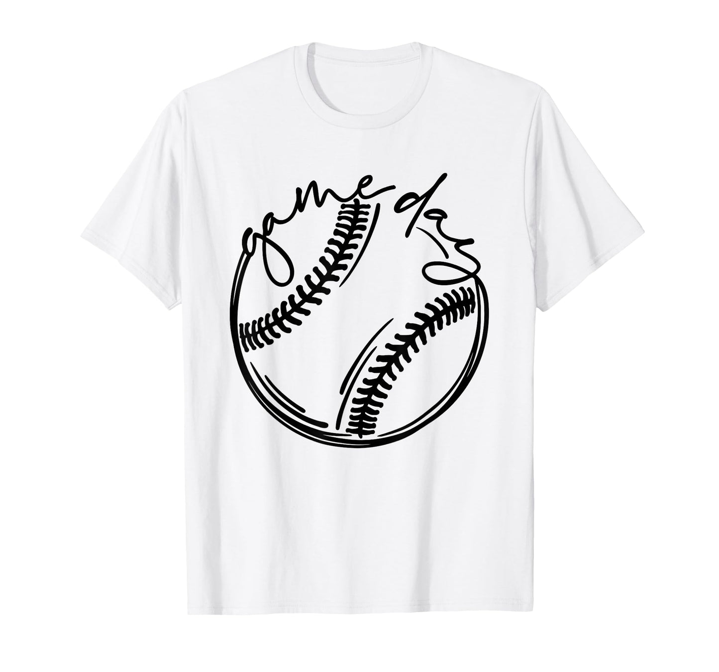 Game Day Vibes Softball Season Baseball Season Gamer Gifts T-Shirt