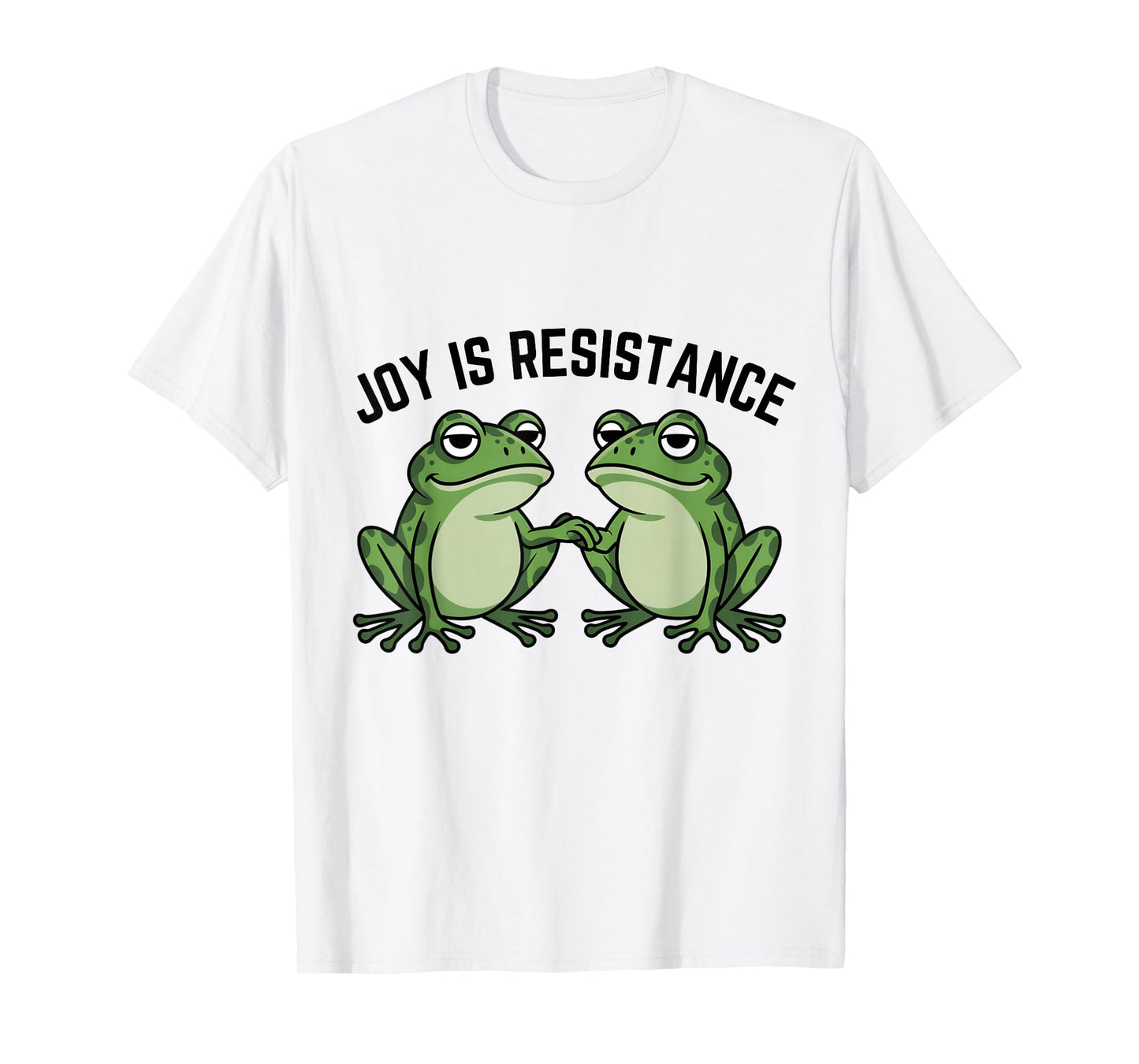 Resist Frog Protest Joy is Resistance No Kings Since 1776 T-Shirt