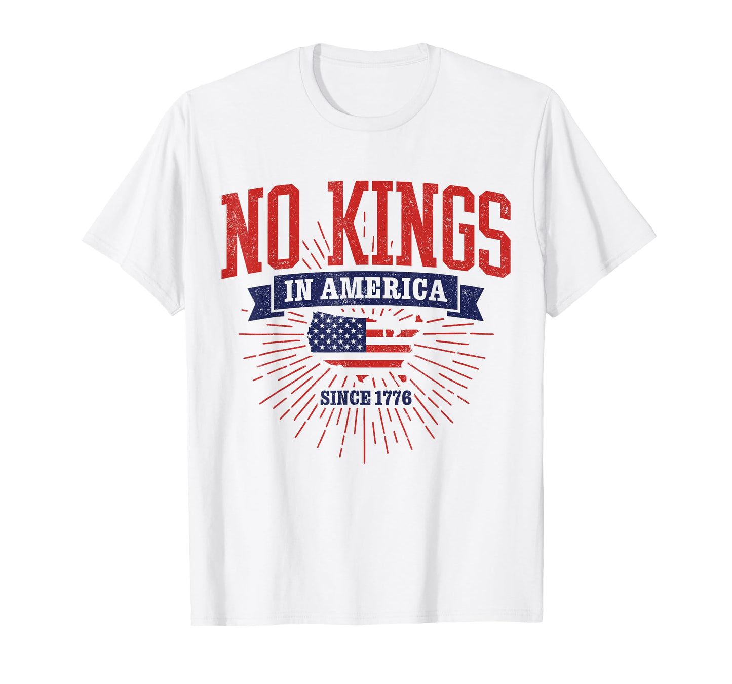No Kings Since 1776 250th Birthday T-Shirt