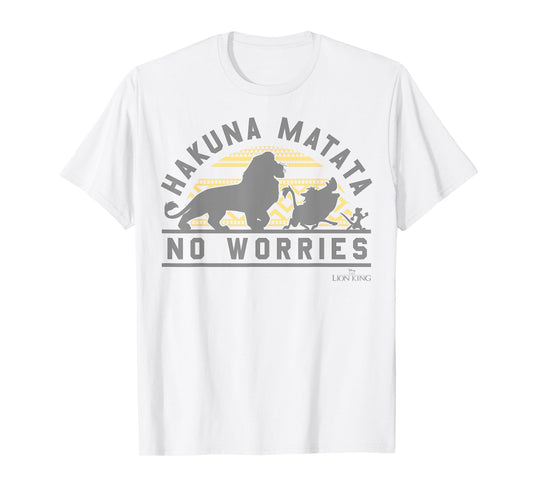 Disney The Lion King Hakuna Matata No Worries Silhouettes T-Shirt