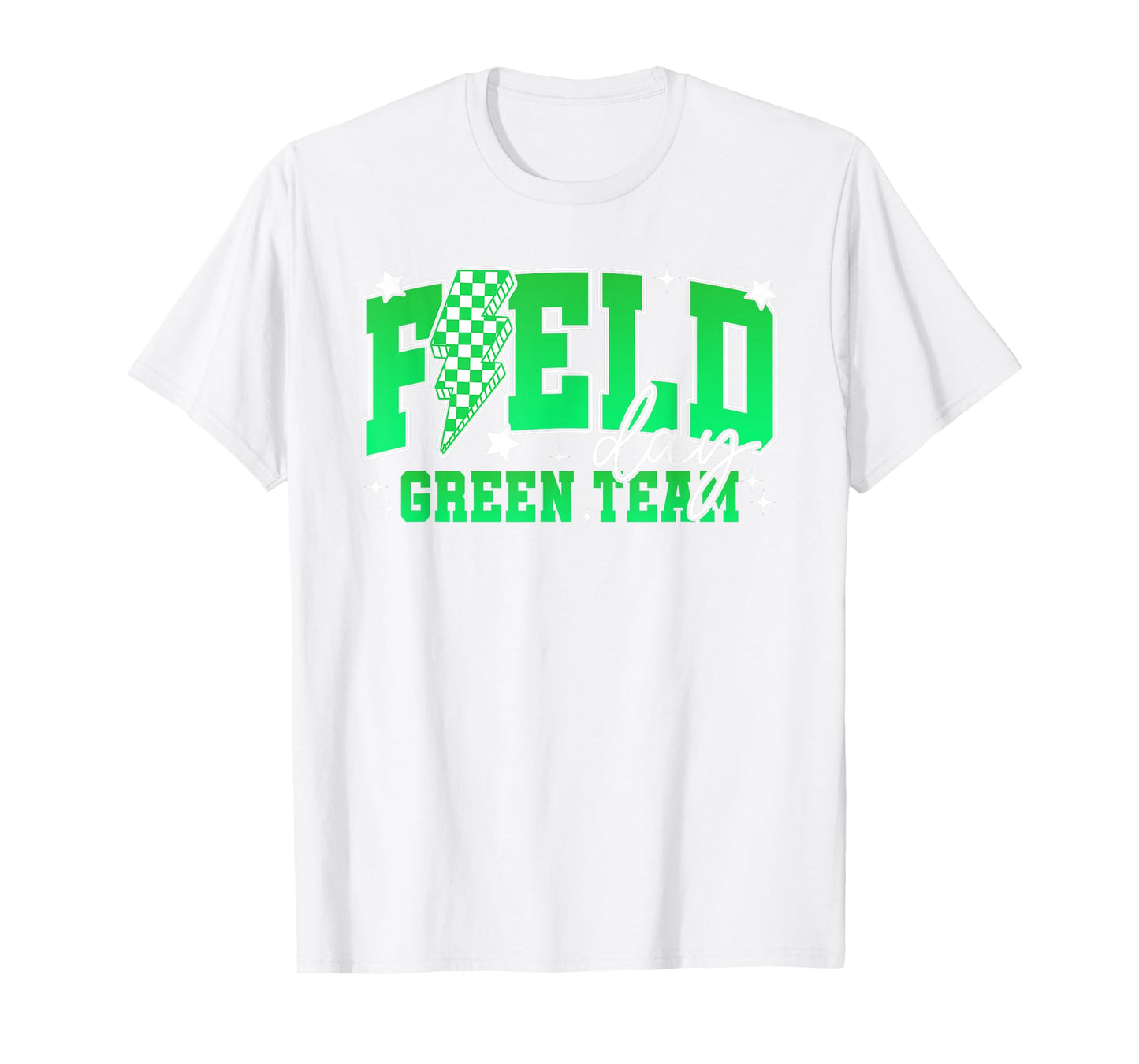 Field Day 2025 Green Team Field Trip Color Team Teacher Kid T-Shirt