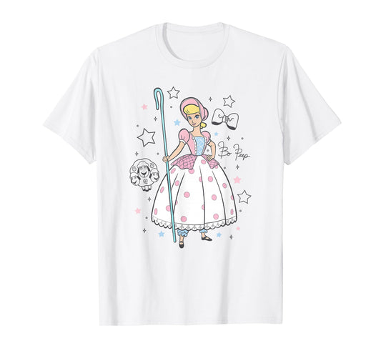 Disney Pixar Toy Story Bo Peep's Signature Portrait T-Shirt
