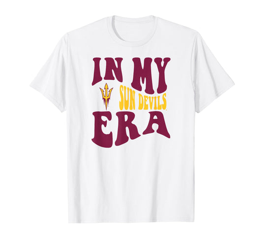Arizon State Sun Devils Era White Officially Licensed T-Shirt