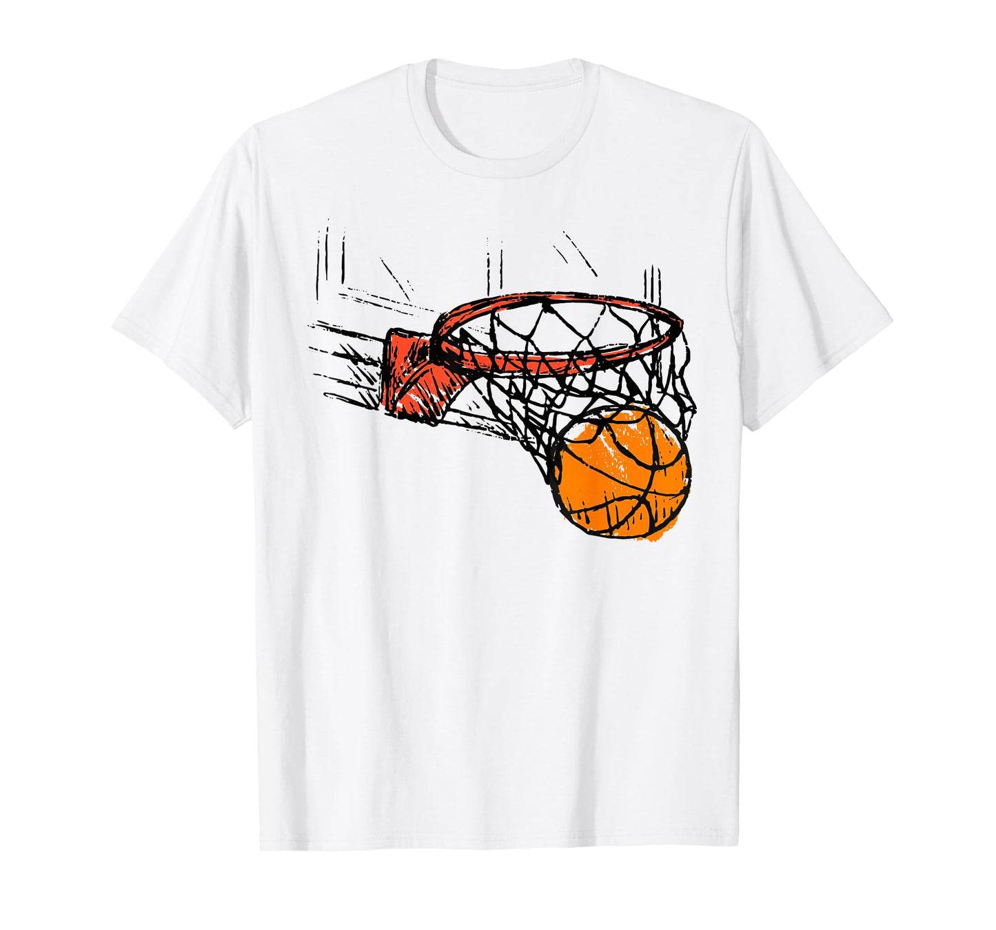 Basketball Ball Player Tee Basketball Coach Fan Game Day T-Shirt
