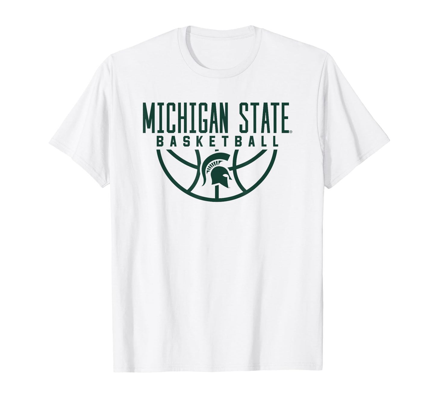 Michigan State MSU Spartans Basketball Arch T-Shirt