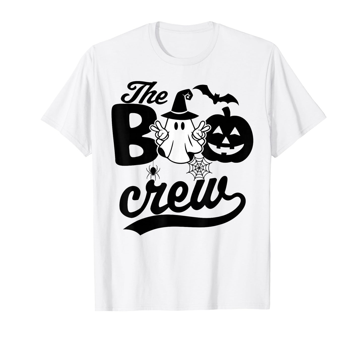 The Boo Crew Halloween Ghost Pumpkin T-Shirt