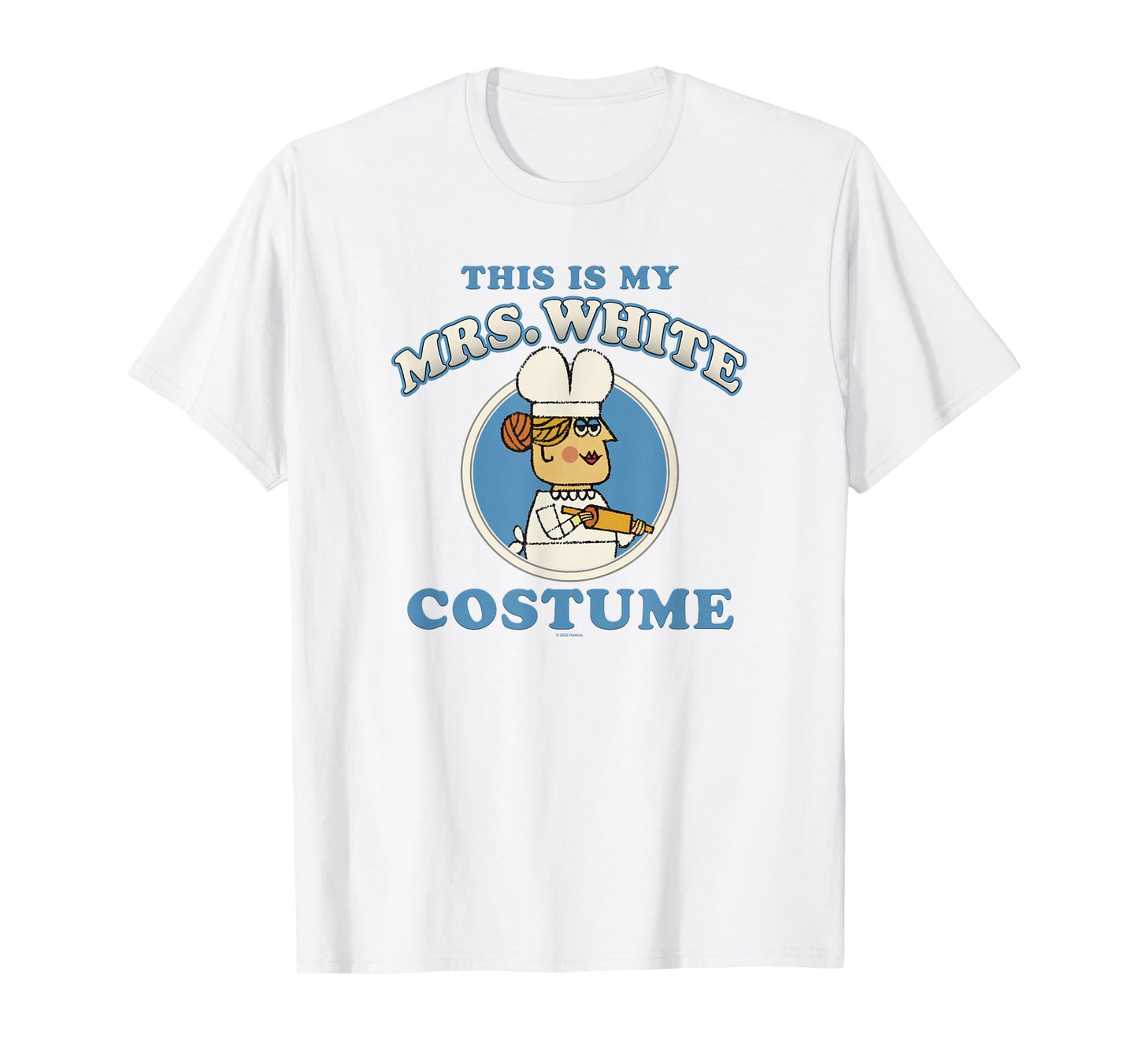 Clue This Is My Mrs. White Costume T-Shirt
