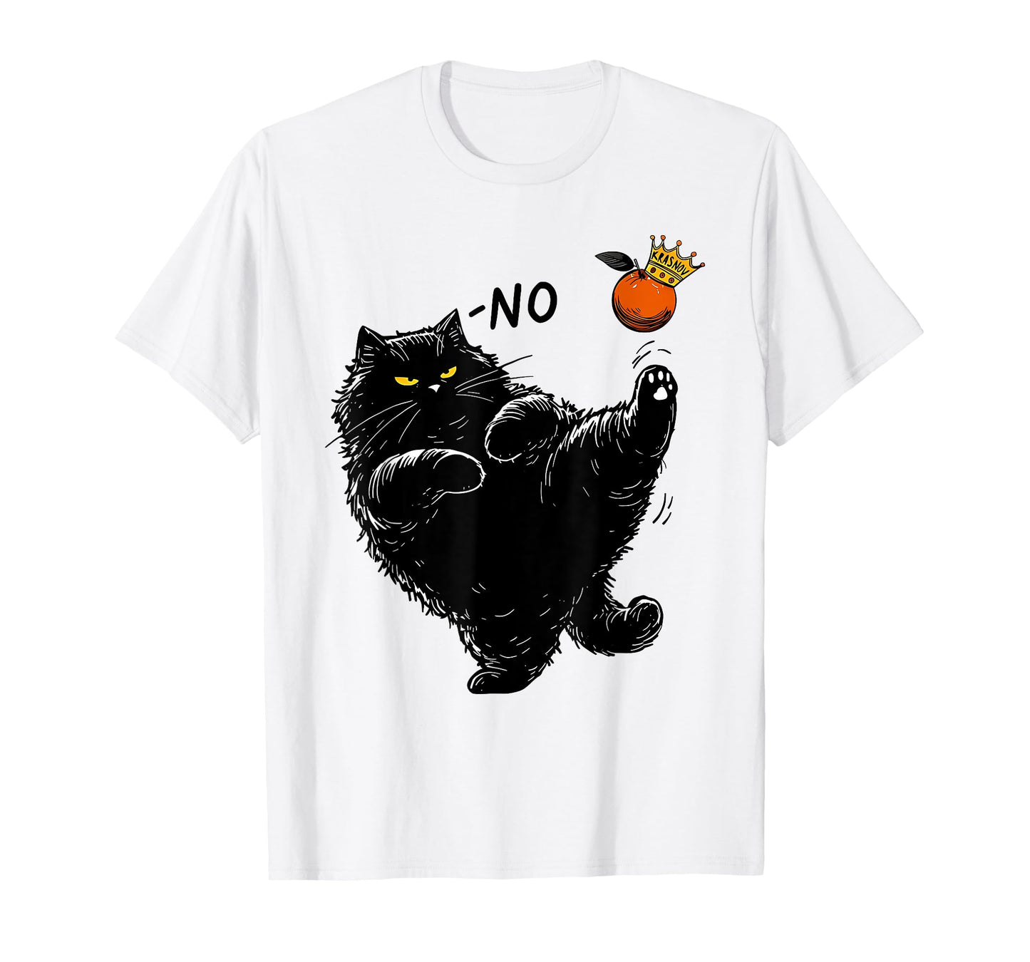 Black Cat No Kings In America Men Women Kids T-Shirt