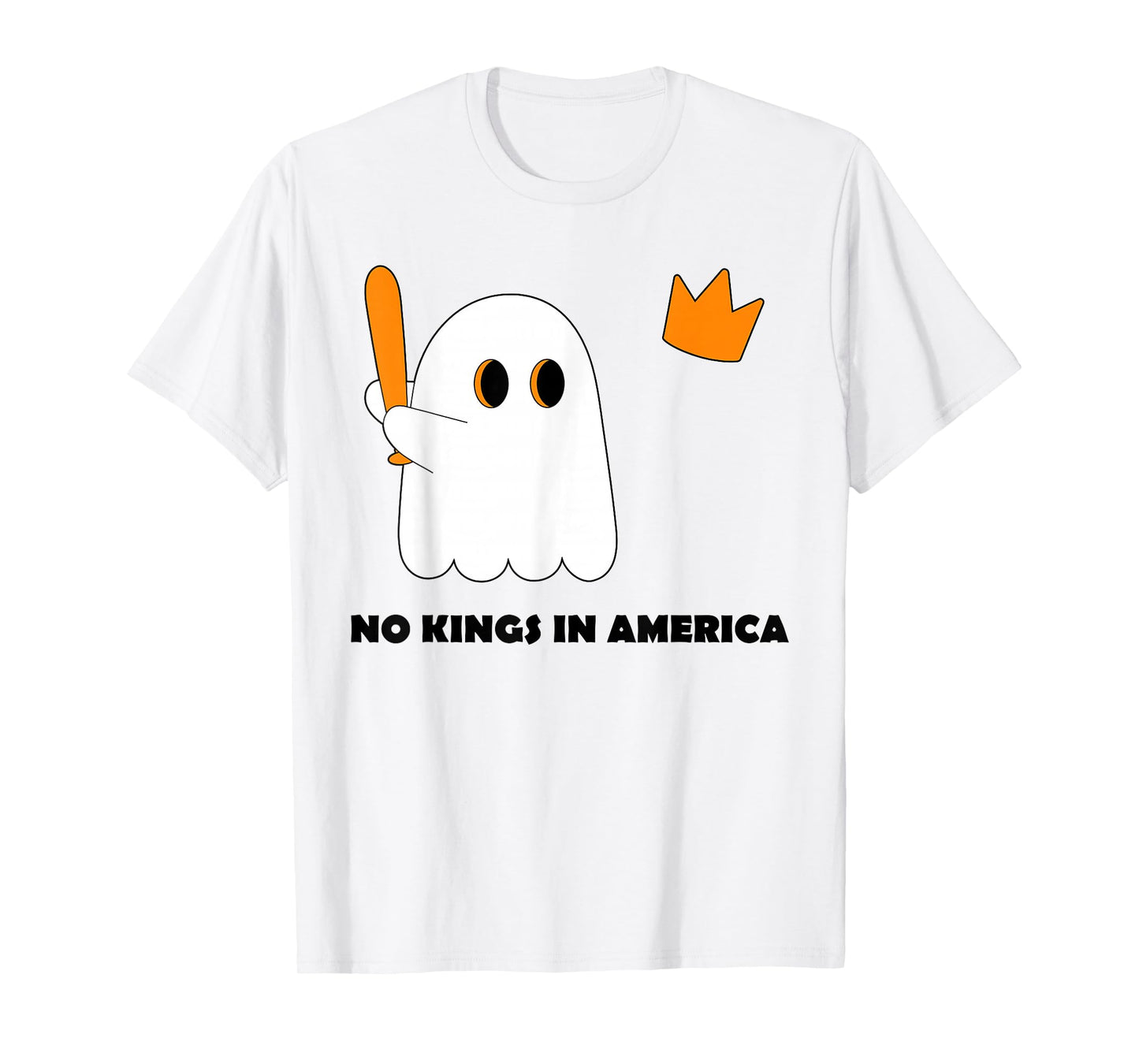 No Kings in America Funny Halloween T-Shirt