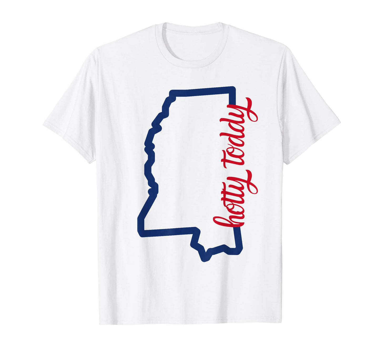 Mississippi Map Hotty Toddy T-Shirt