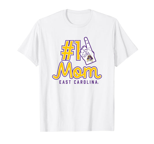 East Carolina University ECU Pirates #1 Mom T-Shirt