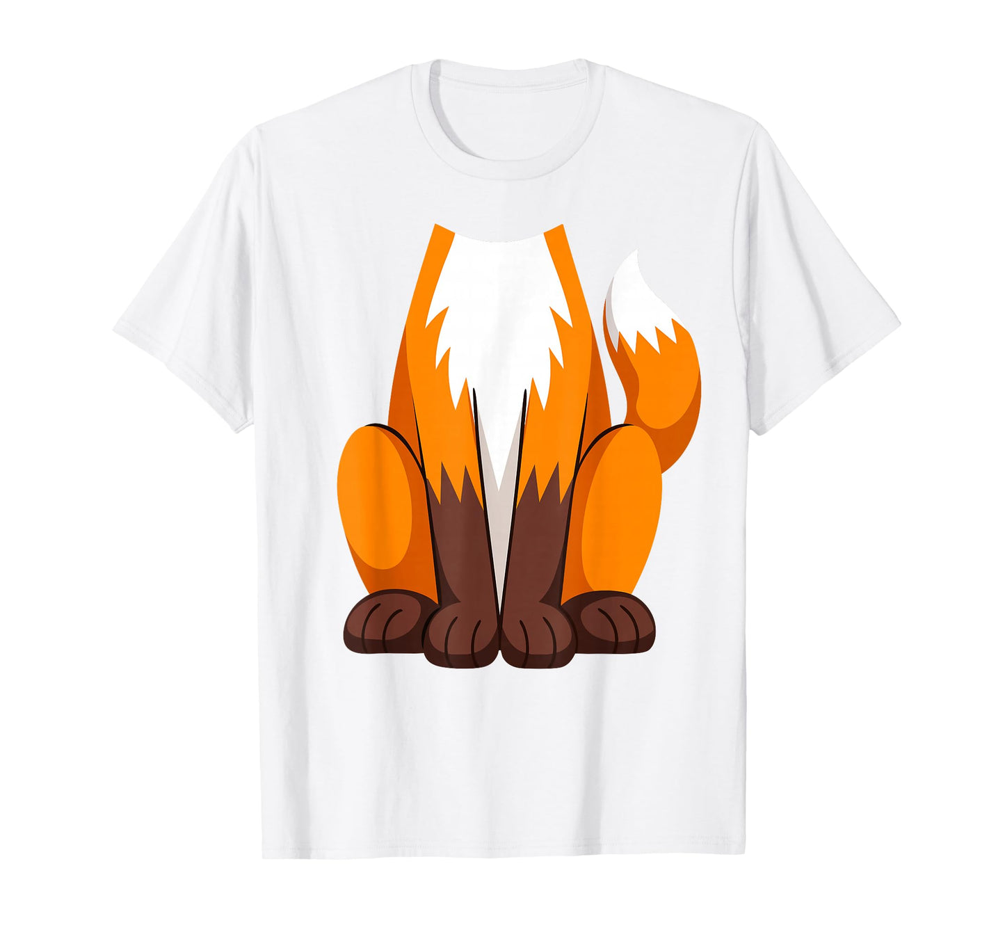 Fox Shirt Adult Men Women Kids Boy Girl Fox Body Costume T-Shirt