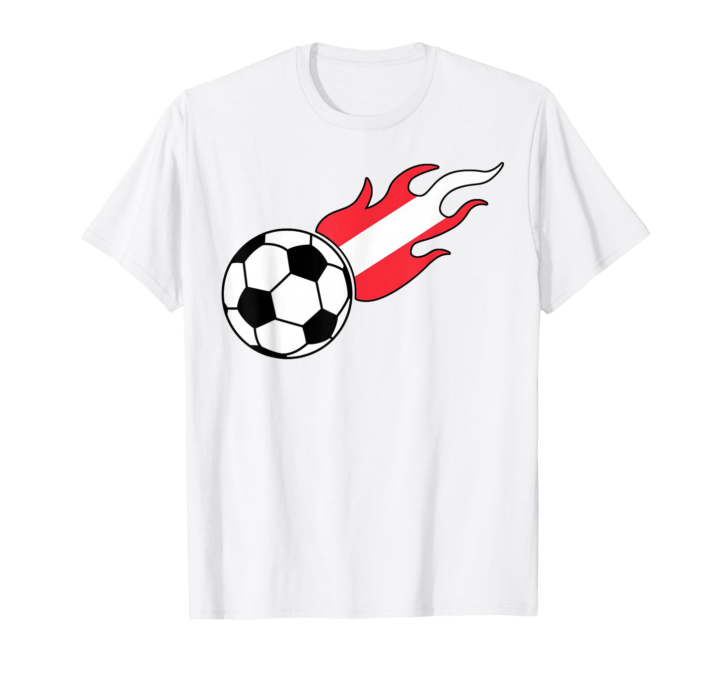 Austrian Flag Austria Soccer Lover T-Shirt