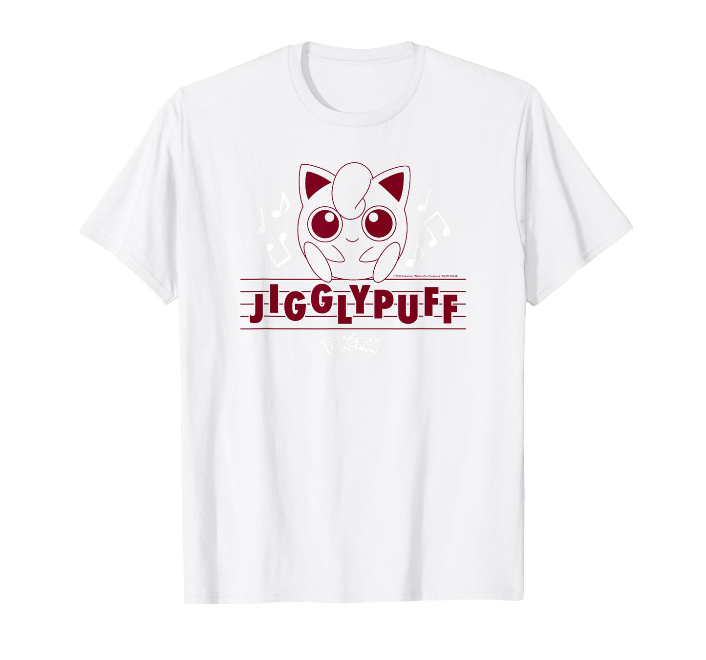 Pokémon - Jigglypuff Music Notes T-Shirt