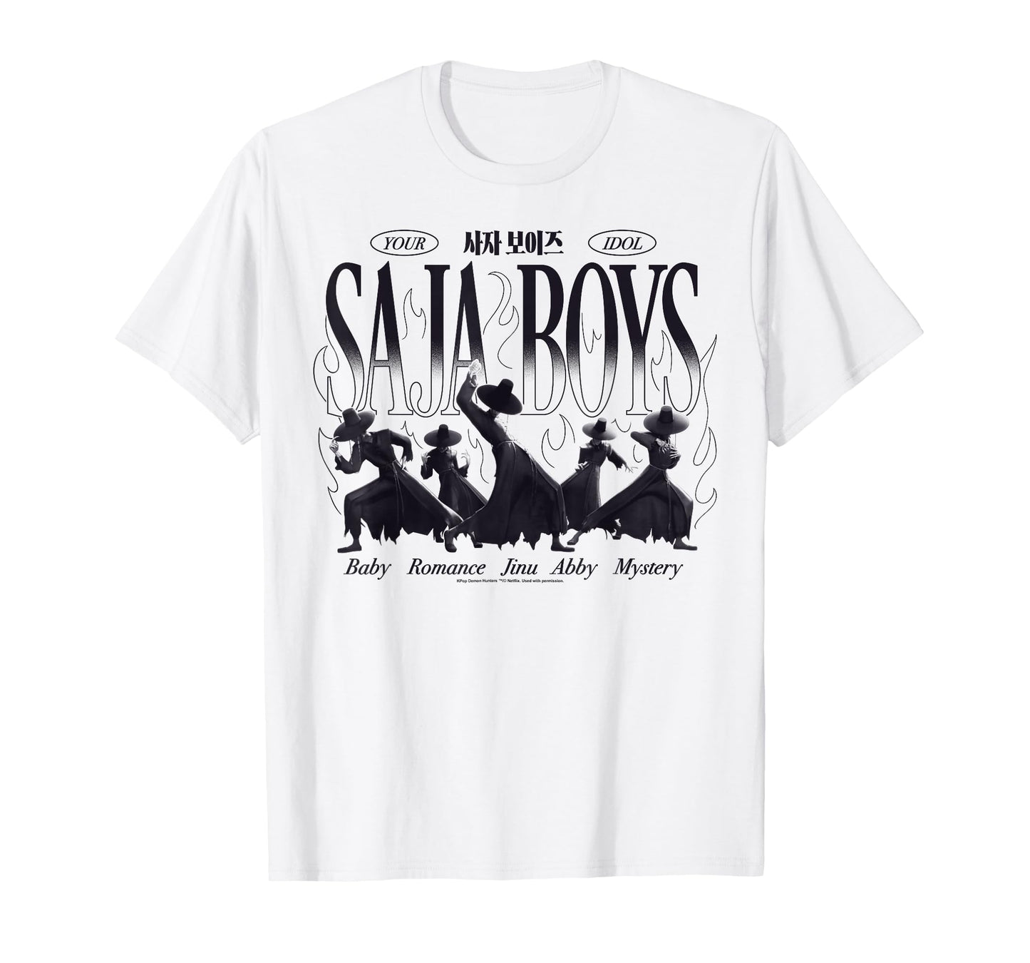 Kpop Demon Hunters Halloween Saja Boys Your Idol Demon Forms T-Shirt