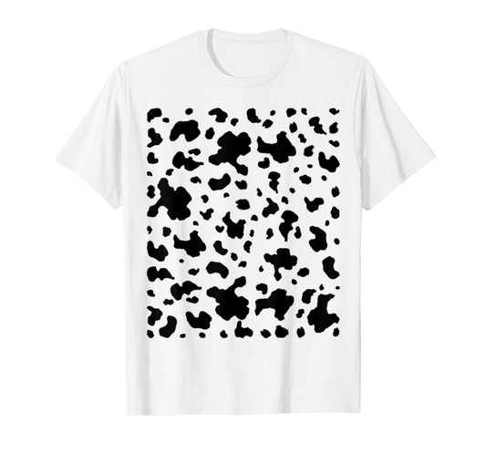 Dalmatian Dog Costume Shirt Adult Kids Dalmatian Costume T-Shirt