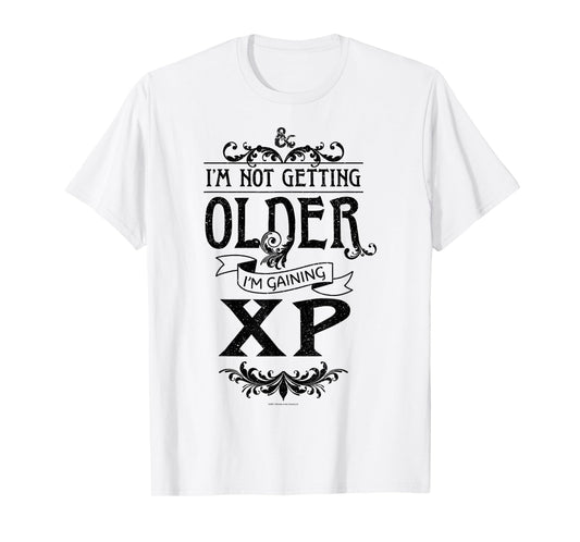 Dungeons & Dragons Birthday I'm Gaining XP Not Getting Old T-Shirt