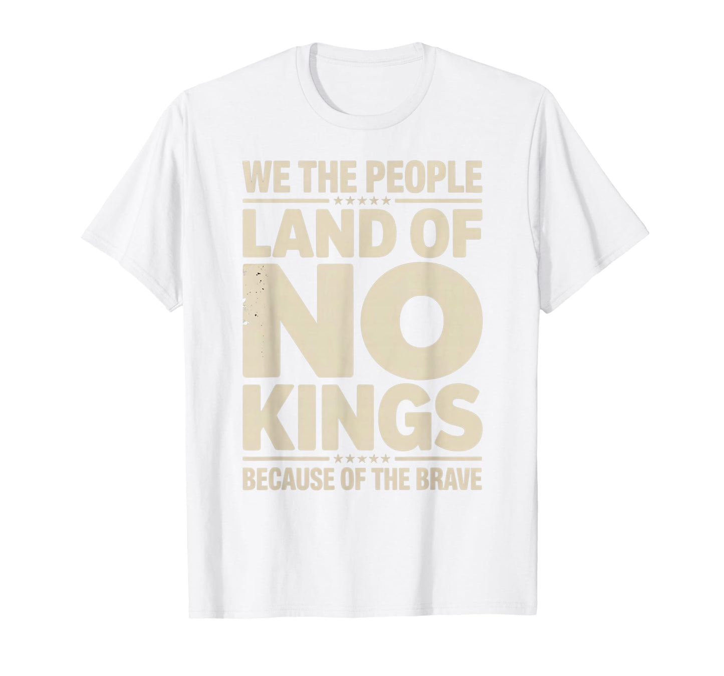 America Vintage No Kings Day Because of The Brave T-Shirt