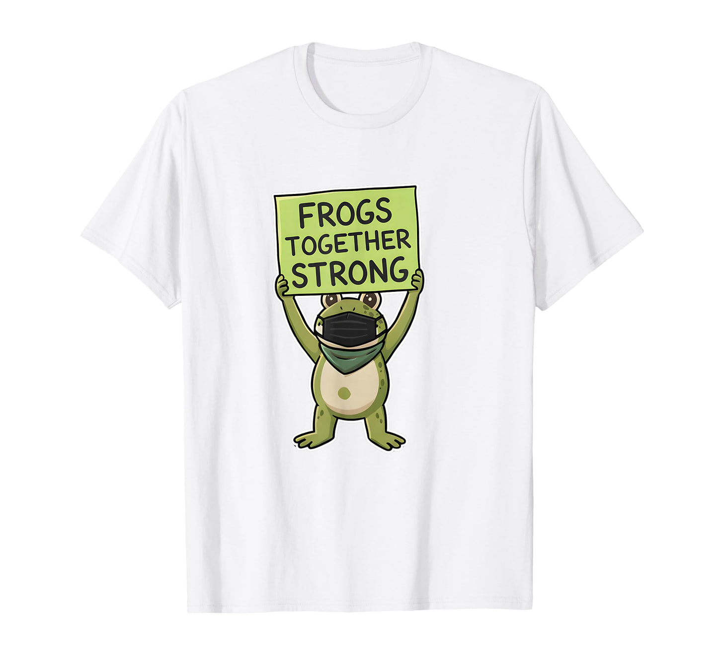 Retro Portland FrogTogether Strong Design T-Shirt