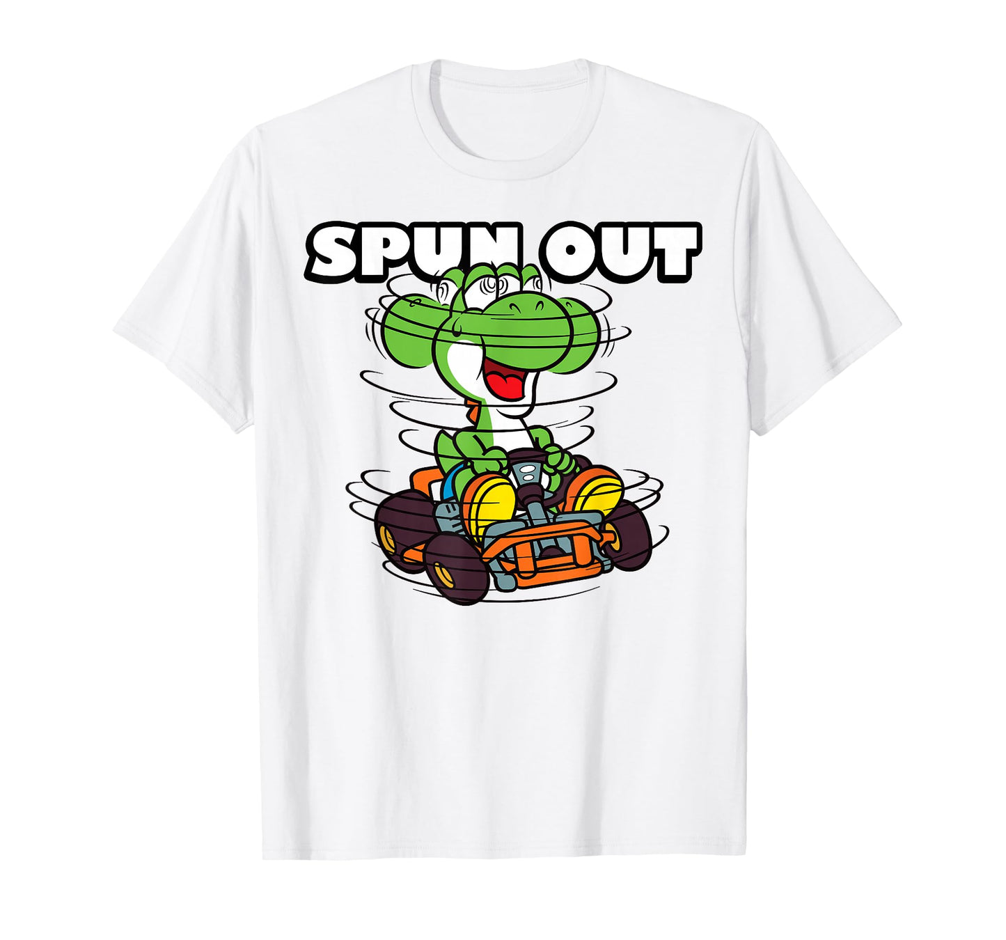 Mario Kart Yoshi Spun Out T-Shirt